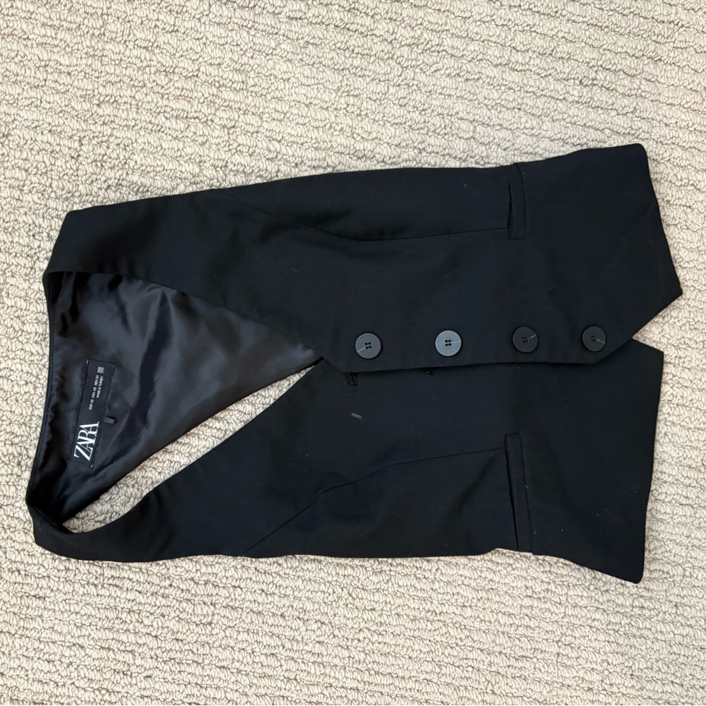 Zara Black Vest